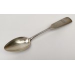 Silver teaspoon with the initials A.P. — Warsaw, Antoni Riedel, 1876