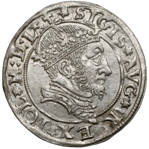 Zygmunt II August, Grosz na stopę litewską 1545 - PIĘKNY - rzadkość