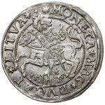 Zygmunt II August, Grosz na stopę litewską 1545 - PIĘKNY - rzadkość