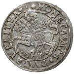 Zygmunt II August, Grosz na stopę litewską 1545 - PIĘKNY - rzadkość