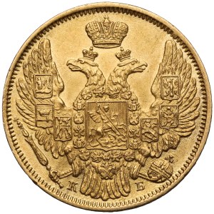 Rosja, Mikołaj I, 5 rubli 1844 КБ, Petersburg