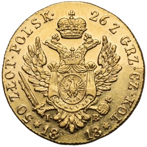 50 złotych polskich 1818 IB - niskie obrzeże