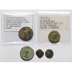 The Roman Empire, Follis and Antoninianus - Set (5 pieces)