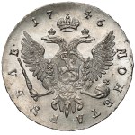 Russia, Elizabeth, 1746 MMD ruble, Moscow—beautiful