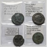 Rímska ríša, provincie, bronzové mince – súprava (4 ks)