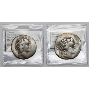 Grécko, Trácia, Thasos (168–148 pred n. l.) Tetradrachmy – sada (2 ks)