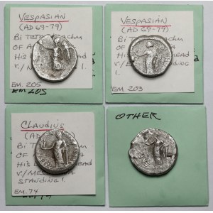 Roman Empire, Alexandria, Tetradrachms - Set (4 pieces)