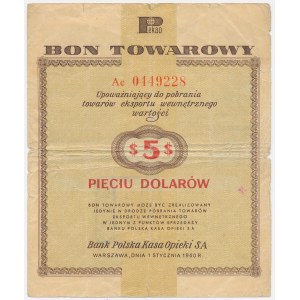 PEWEX, $5, 1960 - Ae