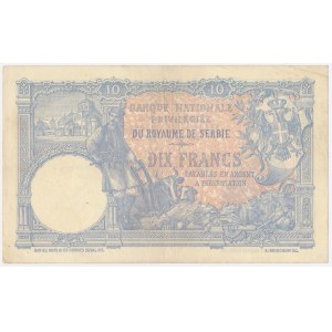 Serbia, 10 Dinara 1893