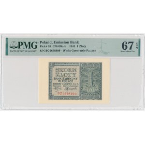 1 zloty, 1941 - BC