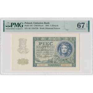 5 zlotych, 1941 - Series AE