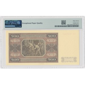 Wzór kolekcjonerski 500 zł 1948 - CC