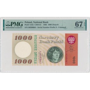 1,000 zlotys, 1965 - S