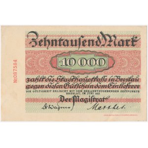 Breslau, 10.000 Mark, 1923