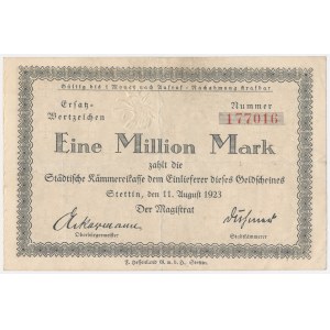 Szczecin (Stettin), 1 mln marek 1923