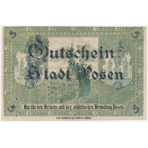 Poznań (Posen), 5 marks, 1918