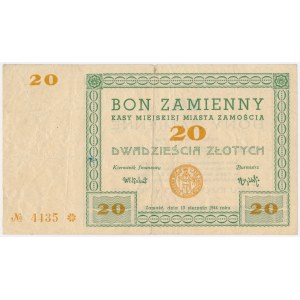 Zamość, 20 Złoty, 1944