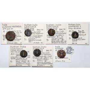 Grèce, pièces en bronze - lot (7 pièces)
