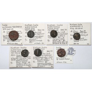 Grèce, pièces en bronze - lot (7 pièces)