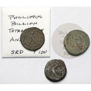 Impero Romano, tetradrachmi in lega - set (3 pezzi)