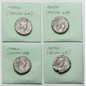 Roman Empire, Alexandria, Tetradrachms - Set (4 pieces)