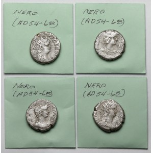 Roman Empire, Alexandria, Tetradrachms - Set (4 pieces)