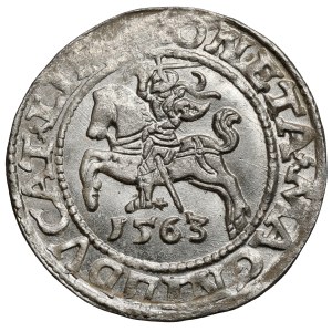 Sigismund II Augustus, Vilnius Half-Groschen, 1563