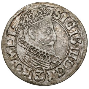 Sigismund III Vasa, 3 kruciers, Kraków, 1617