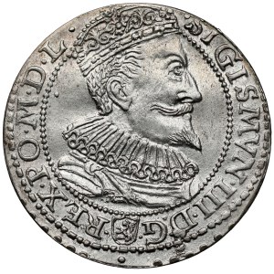 Sigismund III. Wasa, Sechser aus Malbork, 1596