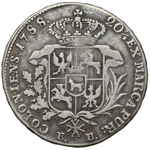 Poniatowski, Half-Thaler 1788 EB