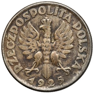 Žena a klasy, 2 zloté, 1925, bez bodky, Filadelfia