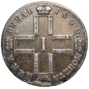 Russland, Paul I., Rubel 1800, St. Petersburg
