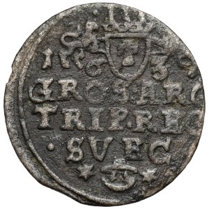Gustaw II Adolf, Trojak Elbląg 1632? - koronny