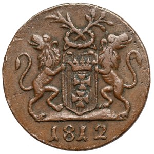 Ville libre de Gdańsk, Grosz 1812-M