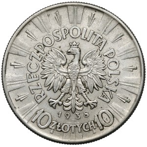 Piłsudski, 10 zlotych, 1938