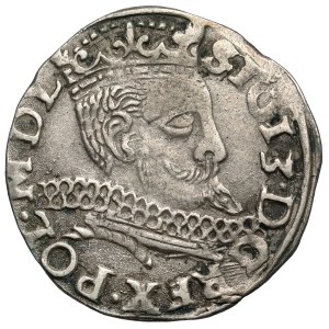 Sigismund III Vasa, Wschowa Tri-coin, 1597 — narrow head