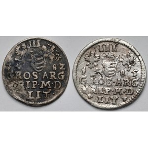Stefan Batory, Trojaki di Vilnius 1582 e 1585 - set (2 pezzi)