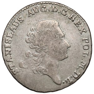 Poniatowski, 2-złoty coin, 1766 FS—without a dot