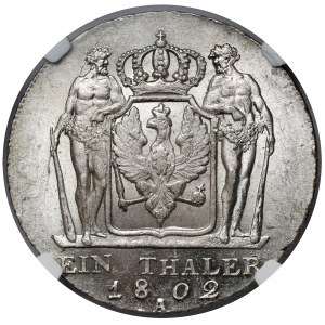 Prussia, Federico Guglielmo III, Taler 1802 A, Berlino