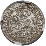Sigismund II Augustus, Vilnius Half-Groschen, 1551 - L - very rare