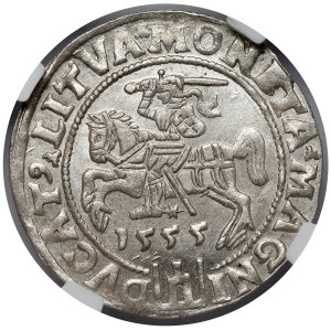 Zygmunt II August, Grosz na stopę litewską 1555, Wilno
