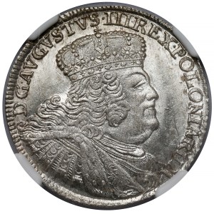 August III. von Sachsen, Leipzig 1755 n. Chr. – schmale Krone