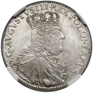 August III. Sas, Lipsko 1754 – úzka busta