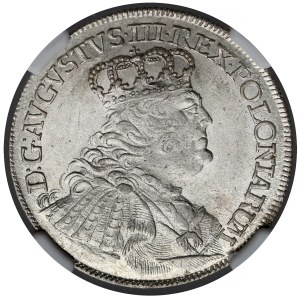 August III. von Sachsen, Leipzig 1754 n. Chr. – SELTENE Büste