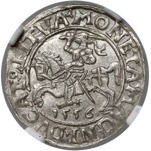 Zygmunt II August, Półgrosz Wilno 1556 - L