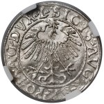 Zygmunt II August, Półgrosz Wilno 1557