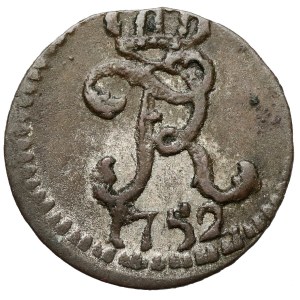 Prusko, Východná Frízia, Fridrich II., 1/4 stübera 1752 D, Aurich