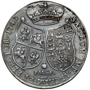 August III. von Sachsen, Taler 1741 FWóF, Dresden