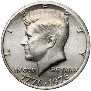 USA, 1/2 Dollar 1976, Philadelphia – „Partial Collar“