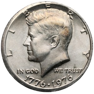 USA, 1/2 Dollar 1976, Philadelphia – Teilkragen